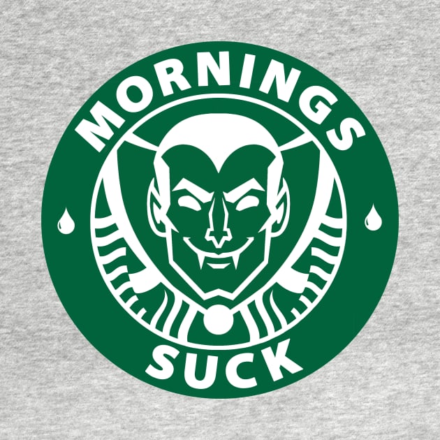 Mornings Suck Starbucks Parody Vampire by Ghost Of A Chance 